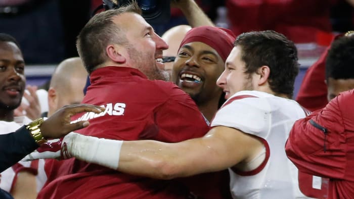 Bret Bielema-Drew Morgan-Texas Bowl